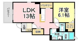 キーファー ムルデ II【1階】の間取り