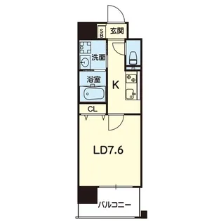 ESTASIA熊本駅前【2階】の間取り