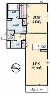 Lapaix栗林【3階】の間取り