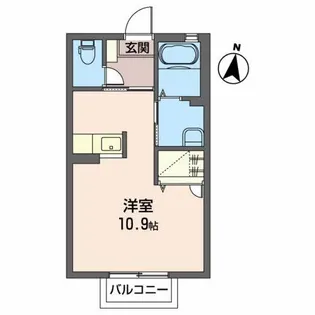 サンライズ C【1階】の間取り