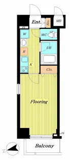 アフェクシオン南烏山【3階】の間取り