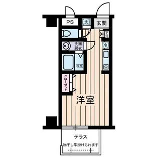モノリス・ワン【1階】の間取り