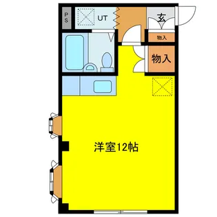 リハビリ朝日町I【3階】の間取り
