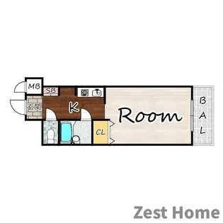 立花アスペンハウス【4階】の間取り