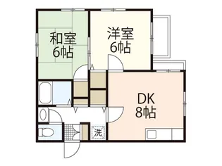 ファミールみゆき【2階】の間取り
