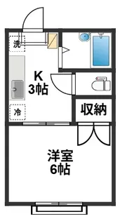 エステート白楽【2階】の間取り