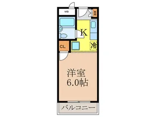 カサベルデ【3階】の間取り