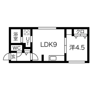 ASTER HOROHIRA【2階】の間取り