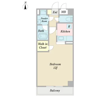 ディアフィールズ中葛西【4階】の間取り
