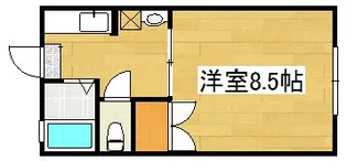 向花ハイツ【1階】の間取り