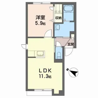 GLまつもり【1階】の間取り