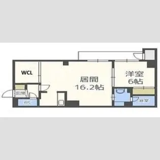 グローバリビル・フラリッシュIII【5階】の間取り