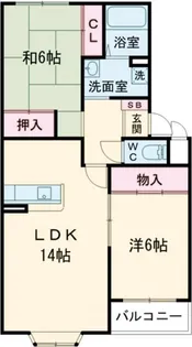 AMアオキ【1階】の間取り