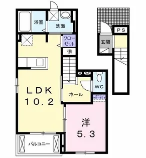 七番ヒルズ【2階】の間取り