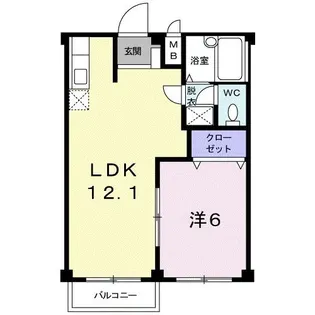 エルディムコスモス【2階】の間取り