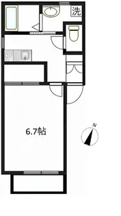 ANNEX YAMANOTE【3階】の間取り