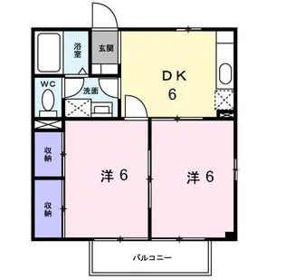コスモミレニアム【1階】の間取り