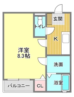 クレフラスト佐藤【2階】の間取り