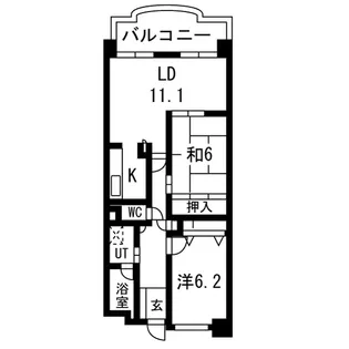 ザ・ミレニアムレジデンス【2階】の間取り
