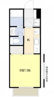 リフレスK1【2階】の間取り