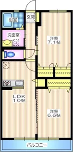 コンフォール横濱I【3階】の間取り