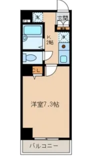 ドミサイルチヨダ【5階】の間取り