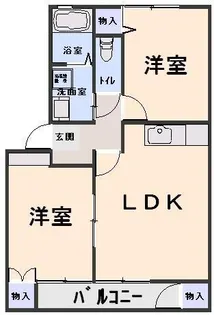 ステージ6 F棟【1階】の間取り
