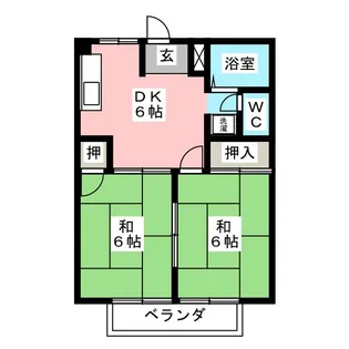 アネックス新町【1階】の間取り