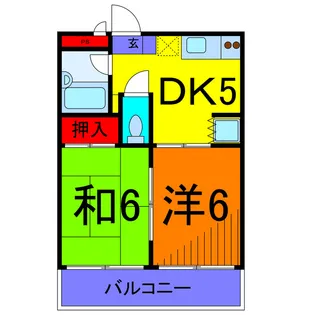 ハイム北山【3階】の間取り