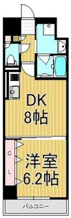 Epicharis本厚木【7階】の間取り