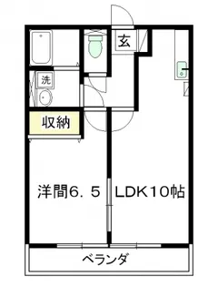 プランドール【2階】の間取り
