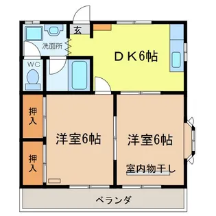 オブコニカ【2階】の間取り