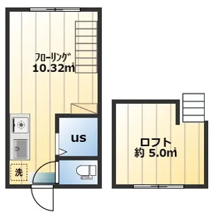 アーバンプレイス武蔵野【2階】の間取り