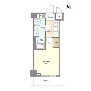 Rising Place 川崎二番館【6階】の間取り