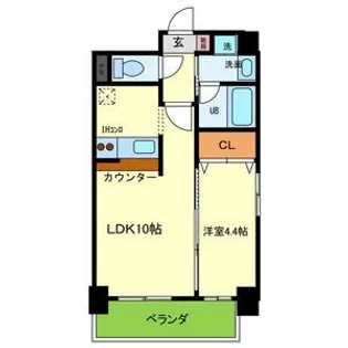 PRESTANCE香里【2階】の間取り