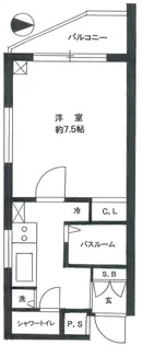 プレミール洗足【5階】の間取り