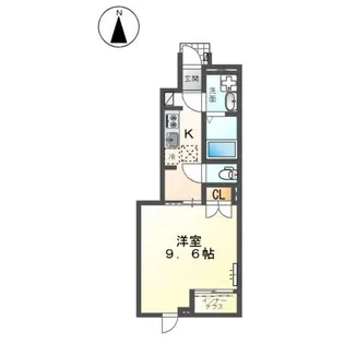 ノワレット【1階】の間取り