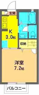 エクセル長者B【2階】の間取り