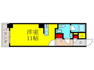 Ritz SQUARE Gran Qbe【2階】の間取り