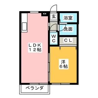 セジュールさくら【2階】の間取り