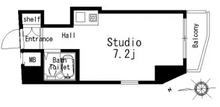 日興パレス田園調布第二【6階】の間取り