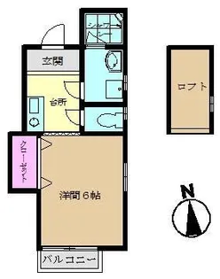 KBアパートメントハウス【2階】の間取り