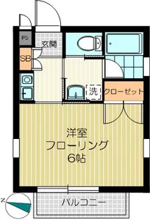 テラス早稲田【1階】の間取り
