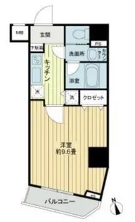 レガリアタワーレジデンス【9階】の間取り