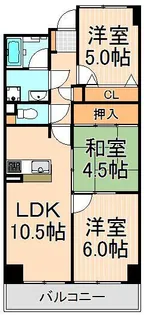 ビエラコート綾瀬【4階】の間取り