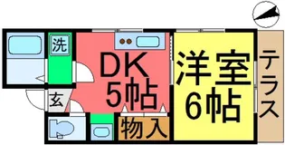 イーストMハイツ【1階】の間取り