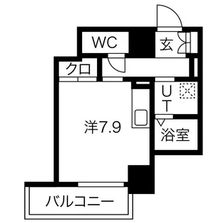 PLATZ TACHIBANA【6階】の間取り