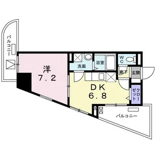 アクア・イゾラ【4階】の間取り