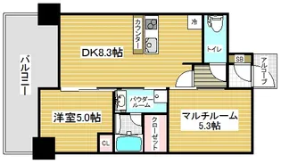 エステムプラザ神戸西4インフィニティ【11階】の間取り