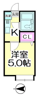 パークヴィレッジ竹の塚C【2階】の間取り